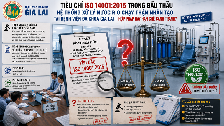 Những dấu hiệu vi phạm tại hồ sơ mời thầu của Bệnh viện Đa khoa Gia Lai ảnh 2