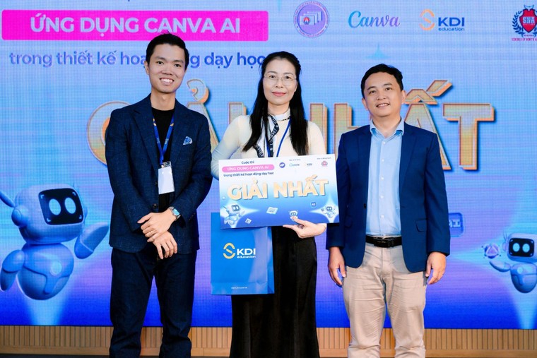 Lan tỏa tinh thần đổi mới sáng tạo tại Vòng Chung kết Cuộc thi “Ứng dụng Canva AI trong thiết kế hoạt động dạy học” ảnh 3