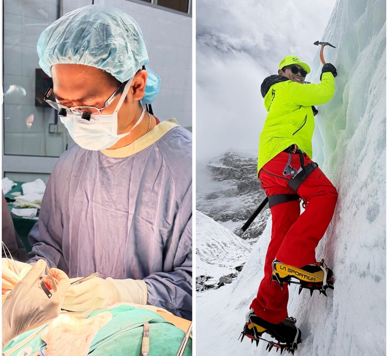 Bác sĩ Ngô Hải Sơn lập kỷ lục leo núi “Everest Triple Crown” ra sao? ảnh 2