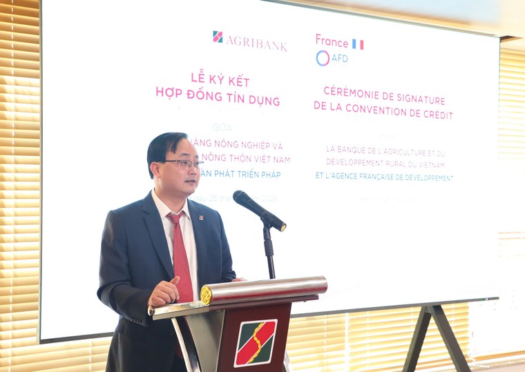 Agribank ký kết Hợp đồng tín dụng Hạn mức tài chính khí hậu với Cơ quan Phát triển Pháp ảnh 2