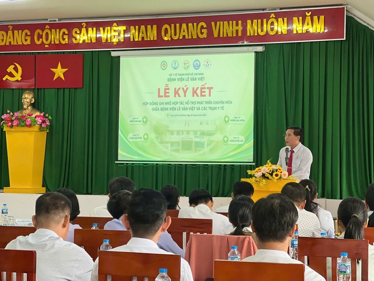 Sở Y tế TP.Hồ Chí Minh giao Bệnh viện Lê Văn Việt đồng hành, hỗ trợ chuyên môn cho các trạm y tế cơ sở ảnh 2