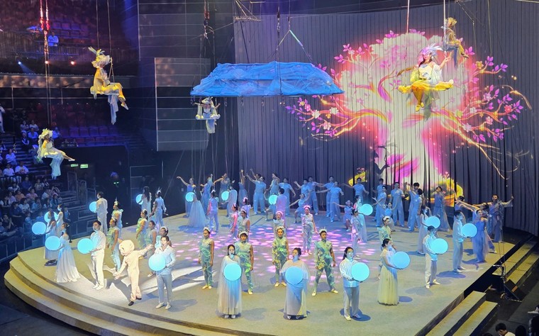 TPHCM: khoảng 150 nghệ sĩ đa loại hình diễn vở xiếc - rối “Mơ show” ảnh 1