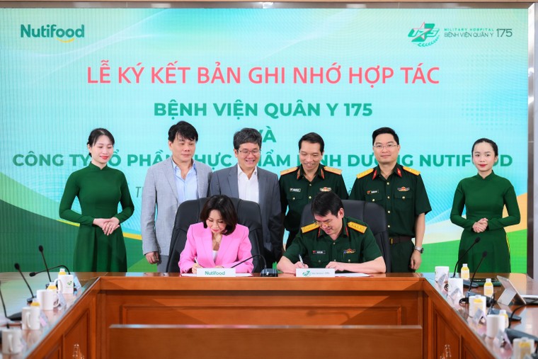 Nutifood và Bệnh viện Quân y 175 hợp tác phát triển các giải pháp dinh dưỡng dựa trên bằng chứng khoa học ảnh 1