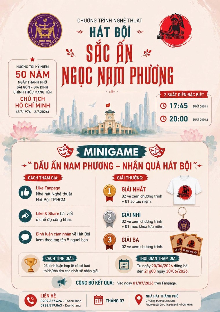 TPHCM: 95% khán giả là người trẻ đi xem nghệ thuật hát bội ảnh 2