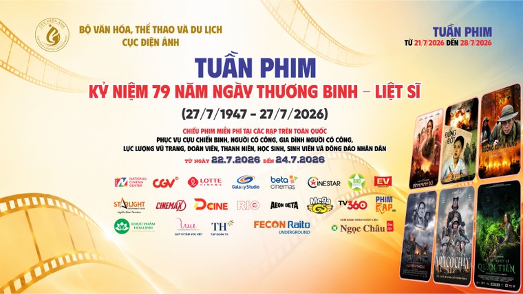 Nhiều bộ phim hay được chiếu rạp miễn phí kỷ niệm 79 năm Ngày Thương binh - Liệt sĩ ảnh 1