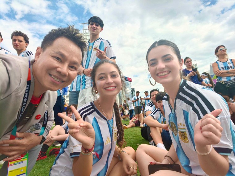 Người Việt sang Mỹ xem Messi đá chung kết World Cup ảnh 3