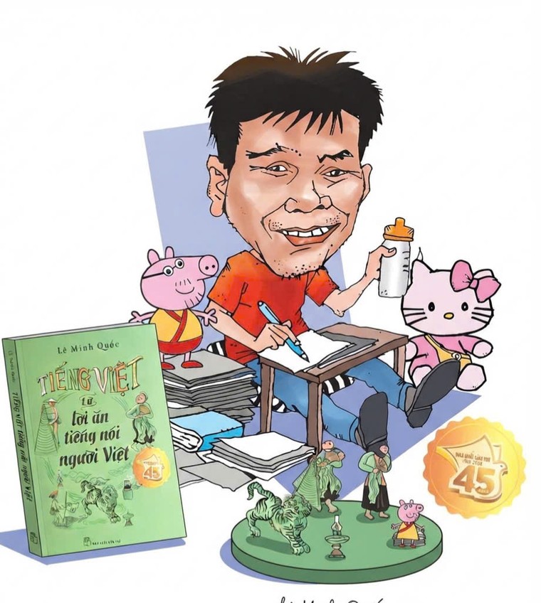 Nhà thơ Lê Minh Quốc say đắm với lời ăn tiếng nói người Việt ảnh 1