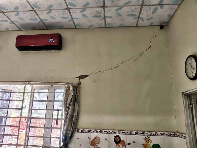 Dự án của Bcons khiến nhà trẻ và nhiều hộ dân bị sụt lún, hư hỏng ảnh 5