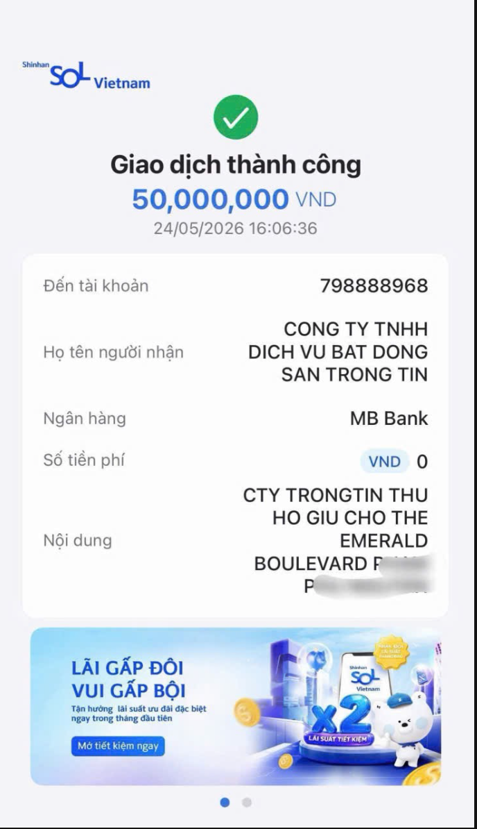 Tập đoàn Lê Phong có đang huy động vốn trái phép tại dự án The Emerald Boulevard? ảnh 2