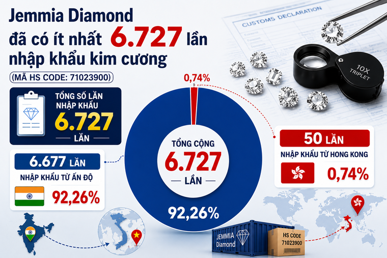 Jemmia Diamond nói gì về nguồn gốc kim cương nhập khẩu? ảnh 1
