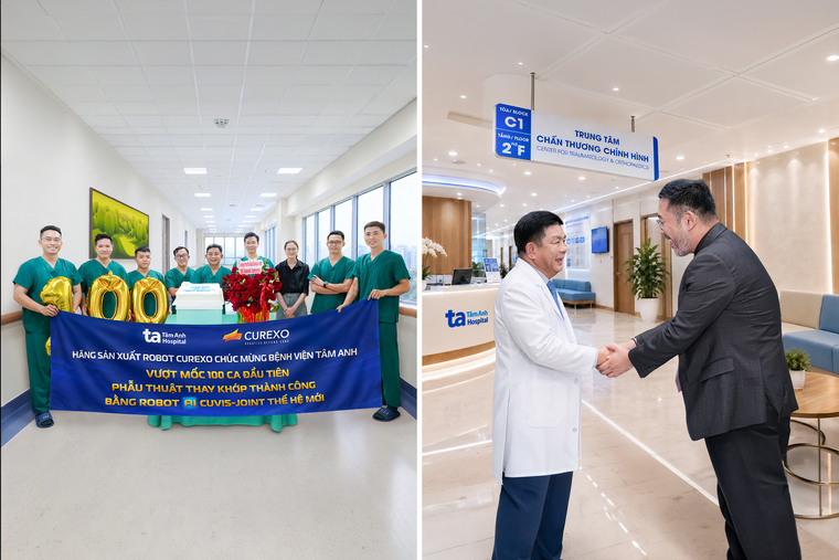 Top đầu thế giới, Bệnh viện Tâm Anh vượt mốc 100 ca thay khớp khó nhờ “siêu robot” AI ảnh 1