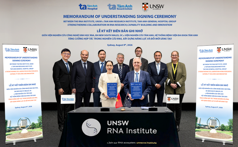Hệ thống Bệnh viện Tâm Anh hợp tác Viện RNA Đại học New South Wales số 1 của Australia cùng nghiên cứu phát triển công nghệ RNA phòng cúm, ung thư ảnh 1