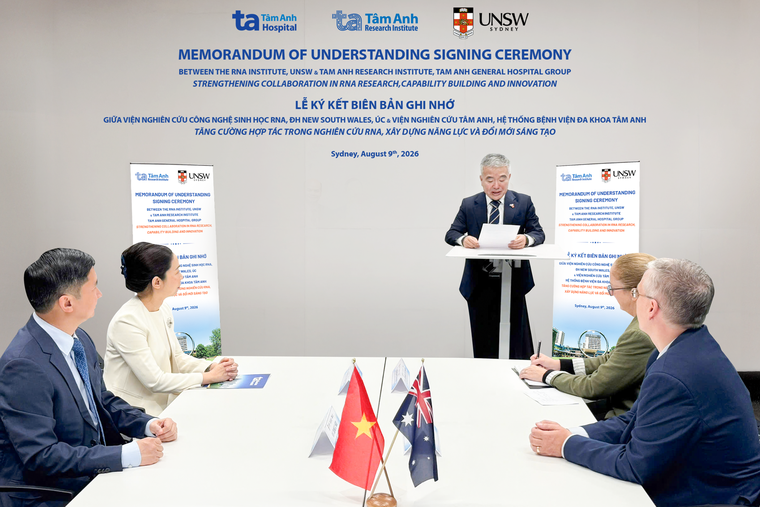Hệ thống Bệnh viện Tâm Anh hợp tác Viện RNA Đại học New South Wales số 1 của Australia cùng nghiên cứu phát triển công nghệ RNA phòng cúm, ung thư ảnh 2