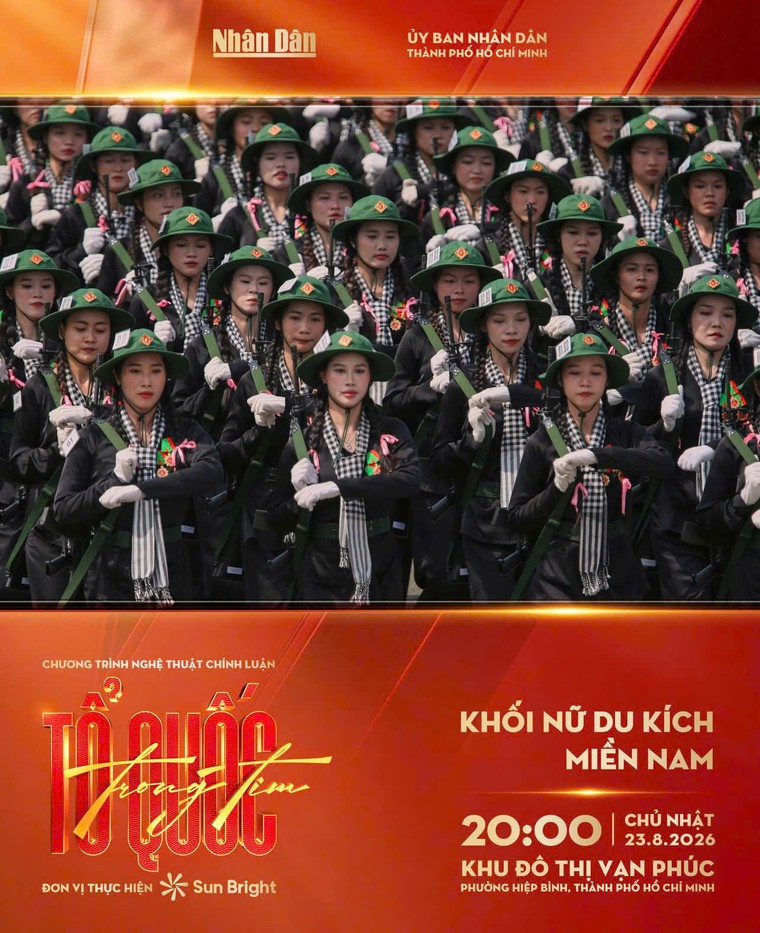 Chương trình nghệ thuật chính luận “Tổ quốc trong tim” tại TPHCM ảnh 4