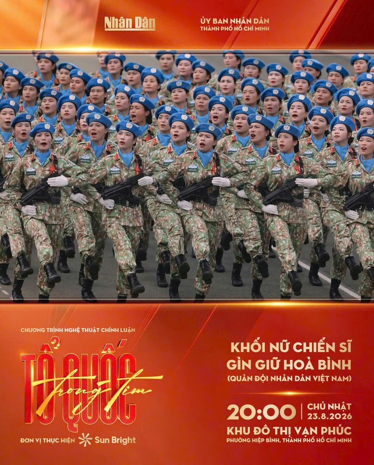 Chương trình nghệ thuật chính luận “Tổ quốc trong tim” tại TPHCM ảnh 3