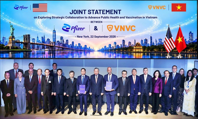 Tổng Bí thư, Chủ tịch nước Tô Lâm chứng kiến VNVC và Pfizer hợp tác tăng cường năng lực y tế dự phòng cho Việt Nam ảnh 1