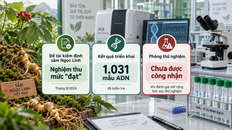 Hệ thống kiểm định sâm Ngọc Linh: Đầu tư 13 tỷ đồng, thêm đề tài 1,5 tỷ vẫn… chưa đạt chuẩn! ảnh 2