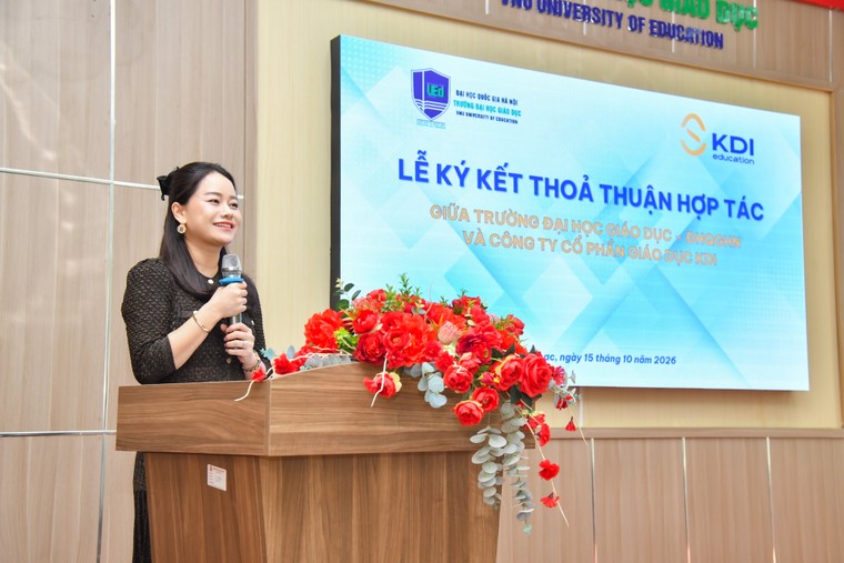 KDI Education ký kết Thỏa thuận Hợp tác với Trường Đại học Giáo dục – Đại học Quốc gia Hà Nội ảnh 4