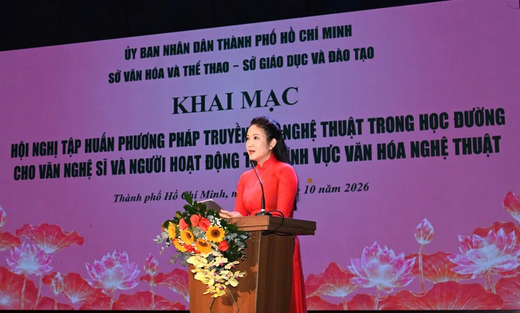 TPHCM: văn nghệ sĩ học phương pháp truyền thụ nghệ thuật trong học đường ảnh 2