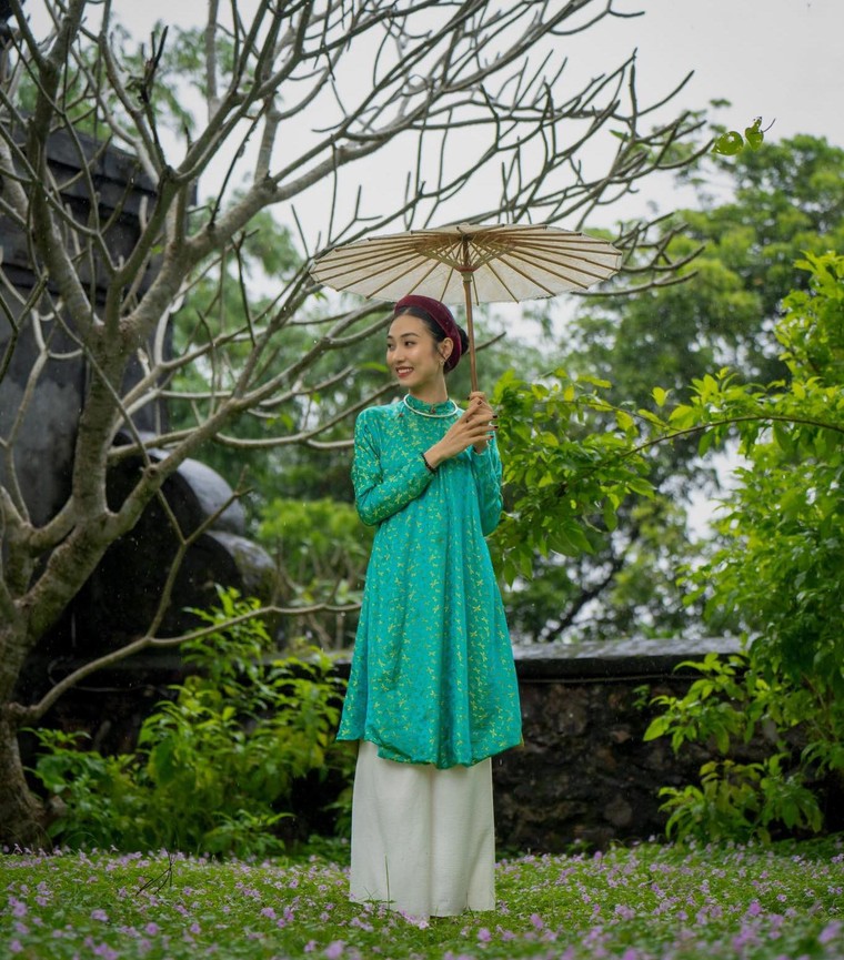 “Bản sao” Hoa hậu Nguyễn Thị Huyền giờ bình yên ở chốn quê Quảng Nam ảnh 2