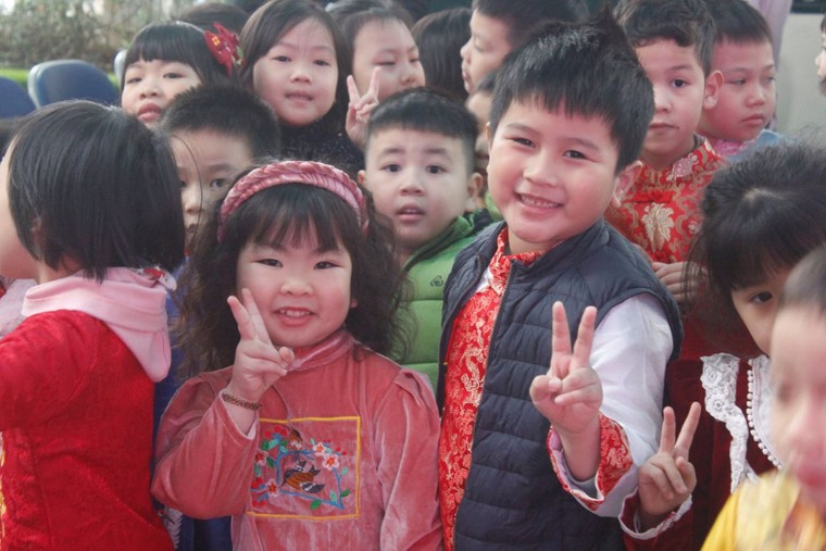 Sự kiện chào 2023 tưng bừng sắc xuân của trường Mầm non Sao Mai ảnh 4