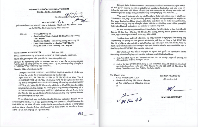 Trường THPT Tây Đô thông báo kế hoạch tổ chức Đại hội nhà đầu tư ảnh 5