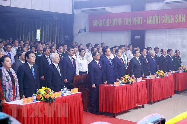 Lễ kỷ niệm 110 năm Ngày sinh đồng chí Huỳnh Tấn Phát ảnh 1