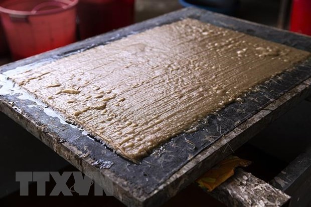 Gìn giữ nghề truyền thống làm giấy dó của người Mường ở Hòa Bình ảnh 2