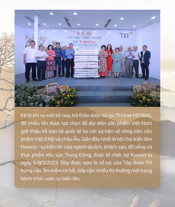 Trà túi lọc TH true HERBAL - chắt lọc và lan tỏa tinh hoa thảo dược Việt ra thế giới ảnh 5