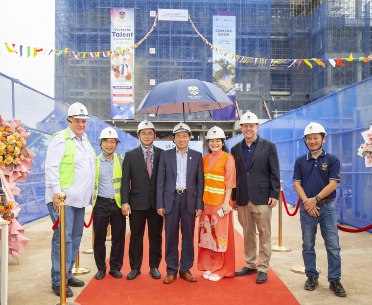 Lễ cất nóc “Trường học hạnh phúc” - Victoria Nam Sài Gòn ảnh 1