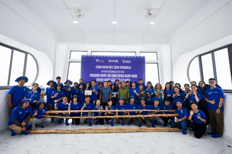 Đẩy mạnh dự án “Cánh rừng net zero”, Vinamilk khoanh nuôi tái sinh 25ha rừng ngập mặn cà mau ảnh 5
