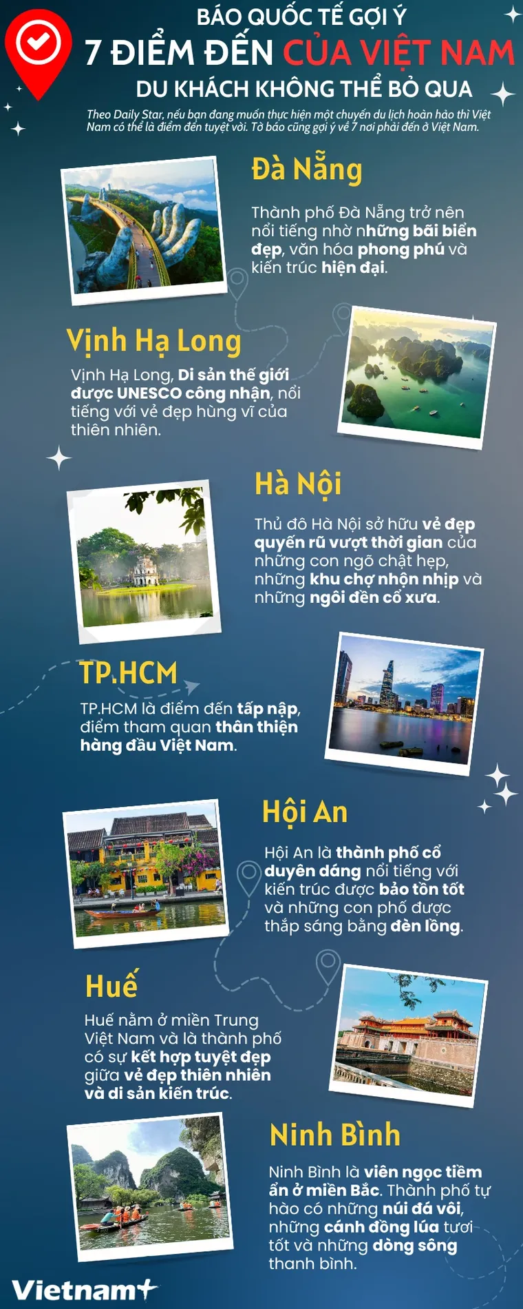 7 điểm đến du khách không nên bỏ qua khi đến Việt Nam ảnh 1