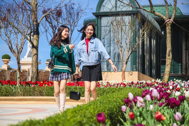 Hái lộc, xin chữ cầu an đầu năm mới 2024 tại Sun World Ba Na Hills ảnh 1