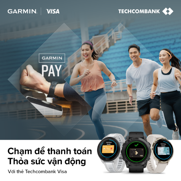Techcombank mang trải nghiệm thanh toán một chạm Garmin Pay đến với người dùng ảnh 1
