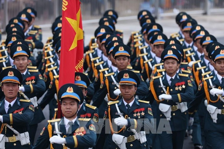 Chùm ảnh Lễ diễu binh, diễu hành kỷ niệm 70 năm Chiến thắng Điện Biên Phủ ảnh 8