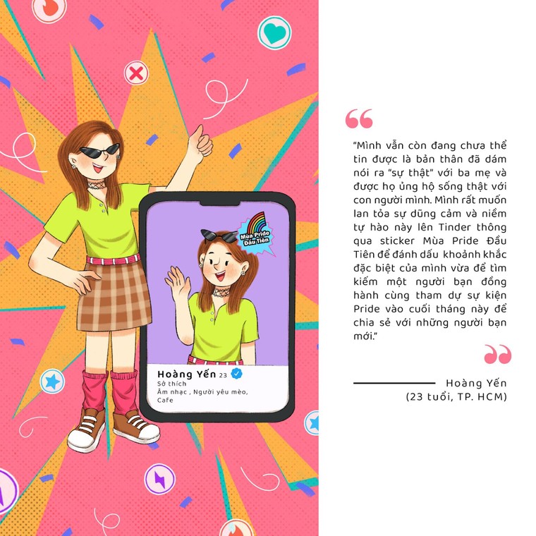 Tinder cùng giới trẻ Việt tô màu bản sắc nhân tháng Tự hào ảnh 2