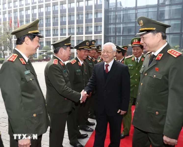 Tổng Bí thư Nguyễn Phú Trọng: Công an và Quân đội là “lá chắn” bảo vệ đất nước ảnh 10