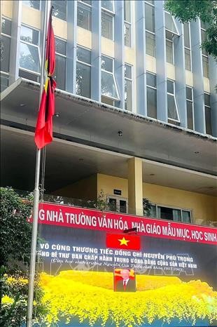 TRỰC TIẾP: Lễ truy điệu và an táng Tổng Bí thư Nguyễn Phú Trọng ảnh 40