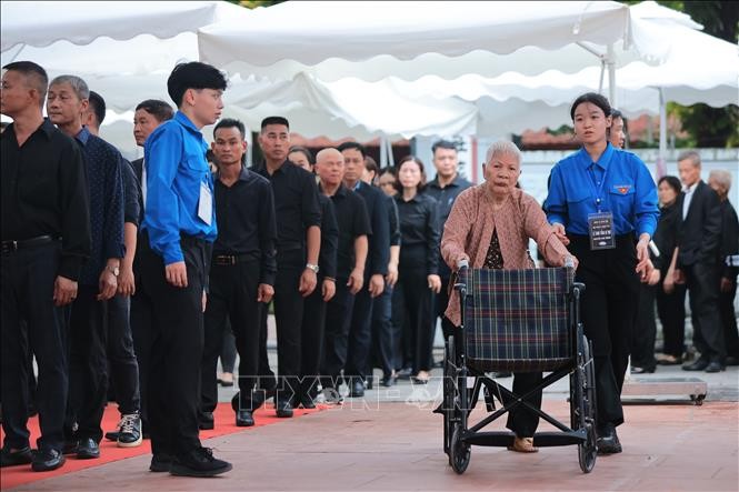 TRỰC TIẾP: Lễ truy điệu và an táng Tổng Bí thư Nguyễn Phú Trọng ảnh 65