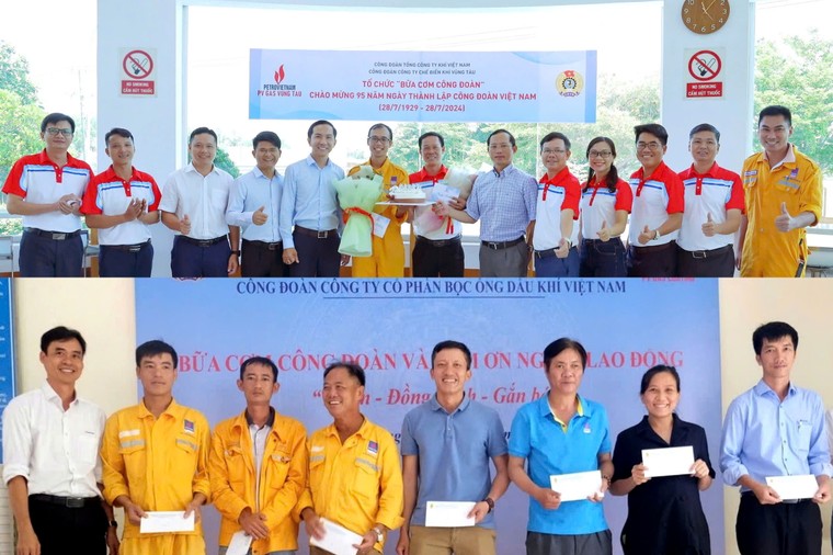 PV GAS COATING và PV GAS Vũng Tàu tổ chức “Bữa cơm Công đoàn” - Ấm lòng người lao động PV GAS ảnh 1