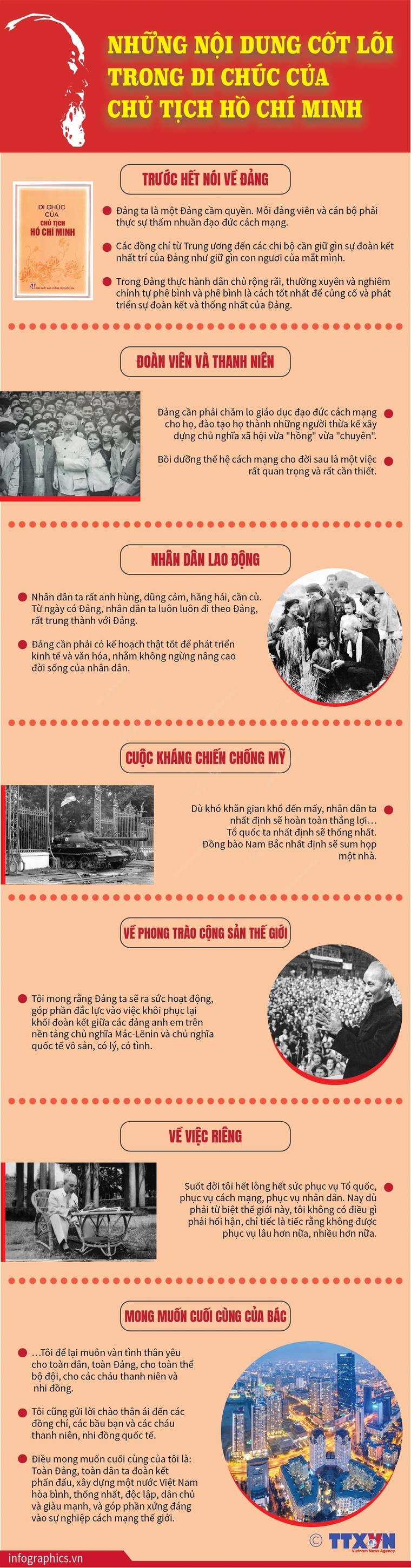 Di chúc của Bác Hồ - Nguồn ánh sáng không ngừng lan tỏa suốt 55 năm ảnh 1