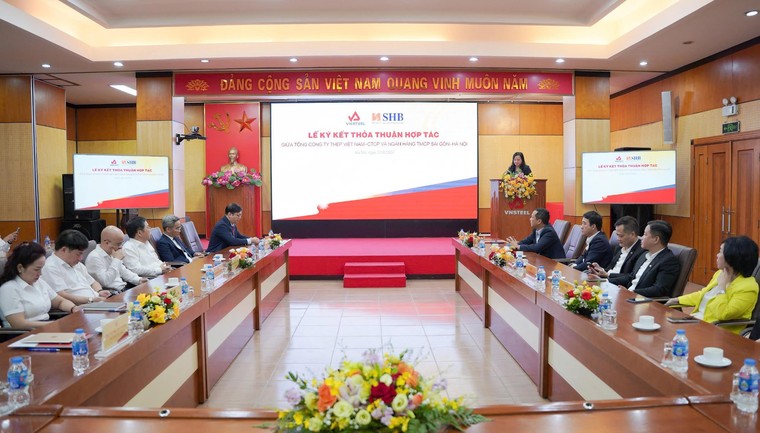 SHB ký kết hợp tác với Tổng Công ty Thép Việt Nam ảnh 1
