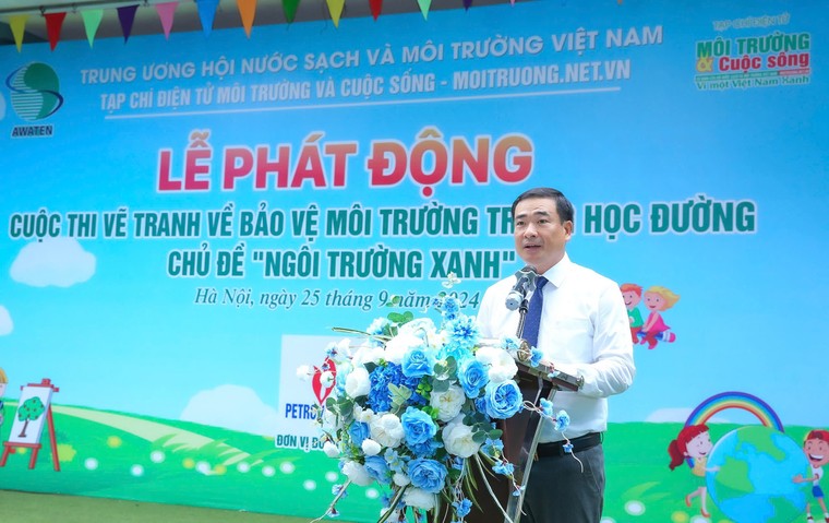 Phát động Cuộc thi vẽ tranh về Bảo vệ môi trường trong học đường - Chủ đề "Ngôi trường xanh" ảnh 1