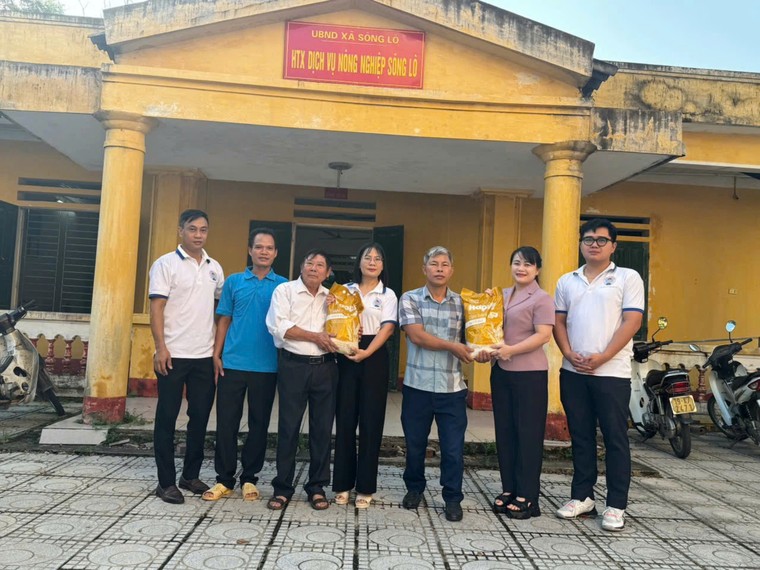 Liên minh Hợp tác xã Việt Nam trao tặng 35 tấn gạo hỗ trợ các HTX chịu thiệt hại nặng nề của cơn bão số 3 ảnh 1