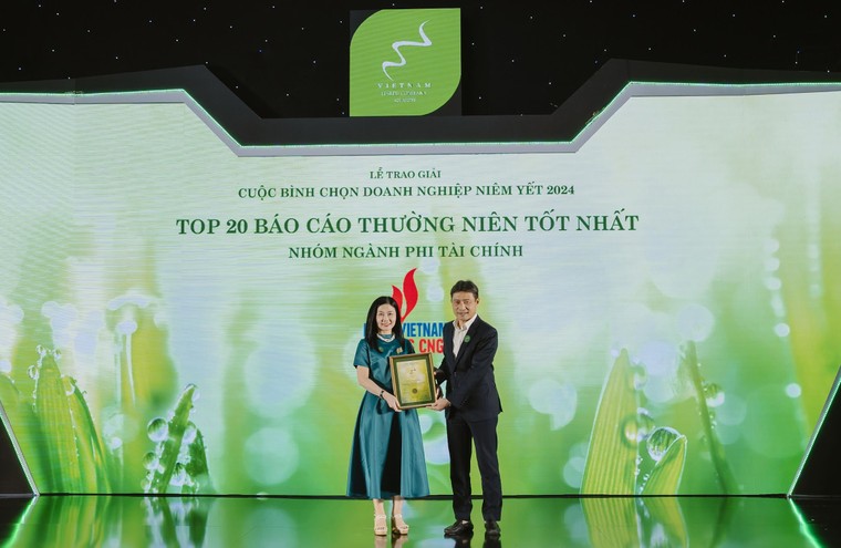 PV GAS CNG nhận giải Top 20 Báo cáo thường niên tốt nhất 2024 ảnh 1