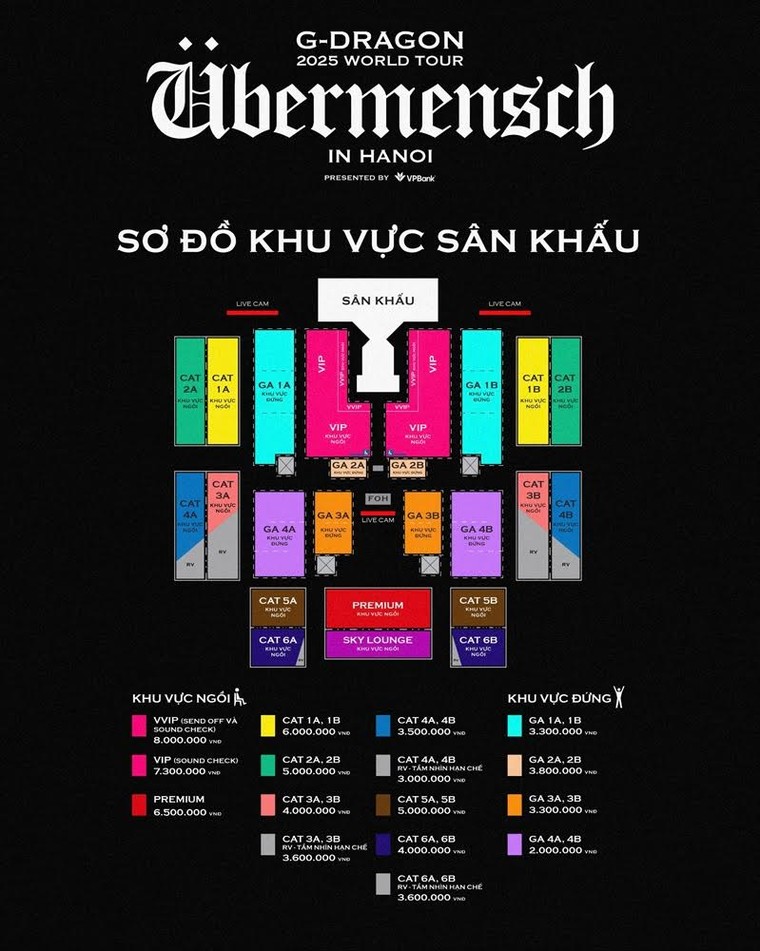 Từ VVIP đến GA: Hành trình cảm xúc độc bản cùng G-DRAGON 2025 WORLD TOUR [Übermensch] tại 8Wonder Ocean City ảnh 1