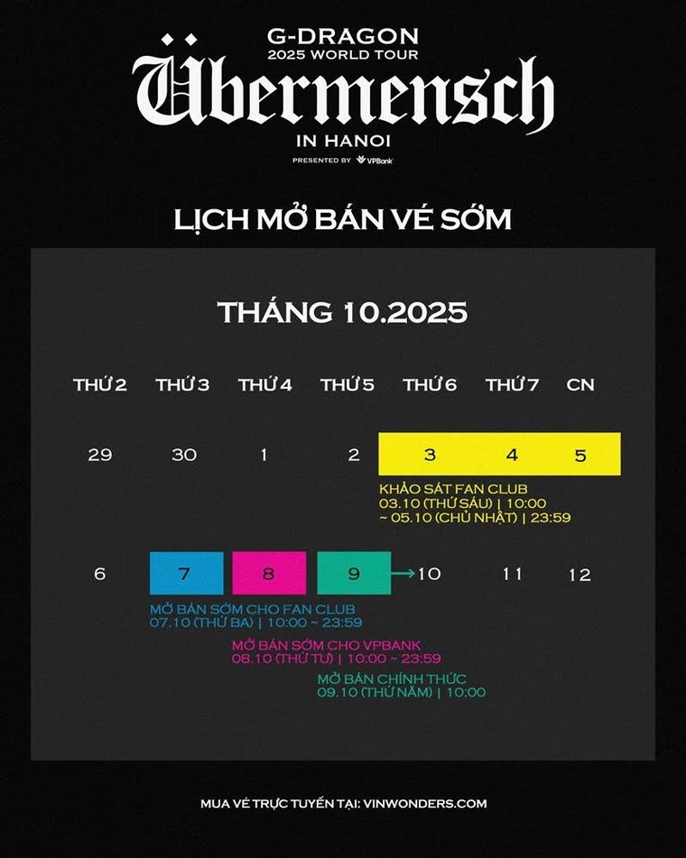 Từ VVIP đến GA: Hành trình cảm xúc độc bản cùng G-DRAGON 2025 WORLD TOUR [Übermensch] tại 8Wonder Ocean City ảnh 2