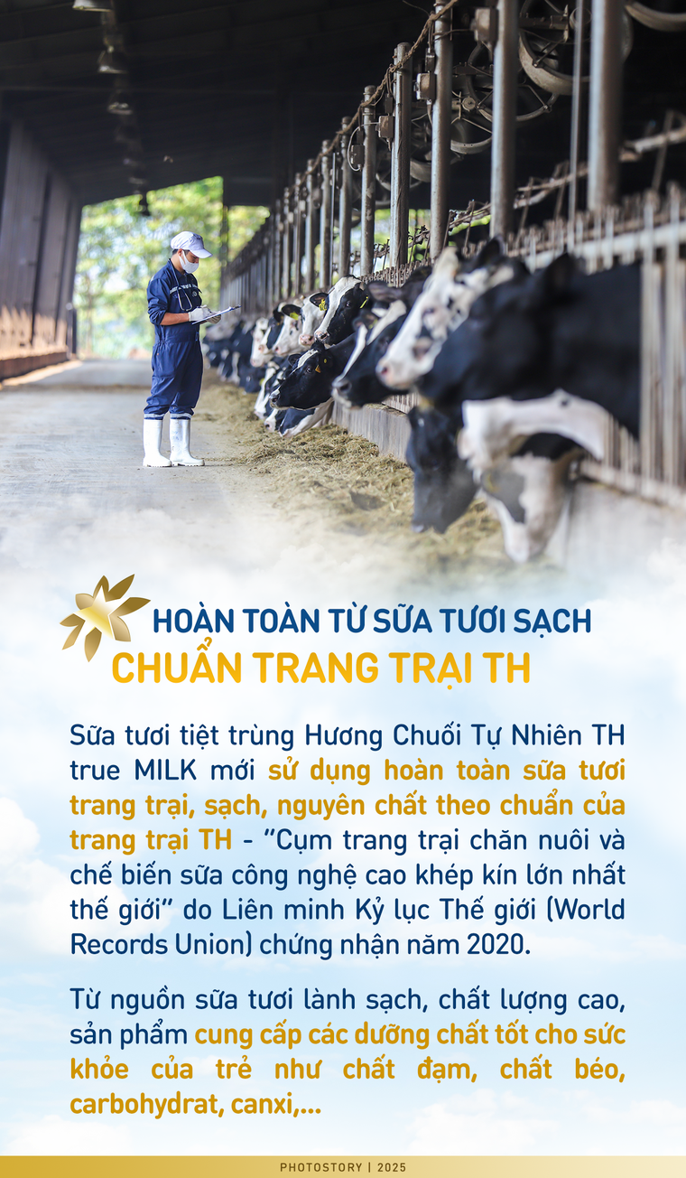 Đổi vị cho bé với sữa tươi tiệt trùng TH true MILK mới: Thơm ngậy hương chuối lại hoàn toàn từ thiên nhiên ảnh 1