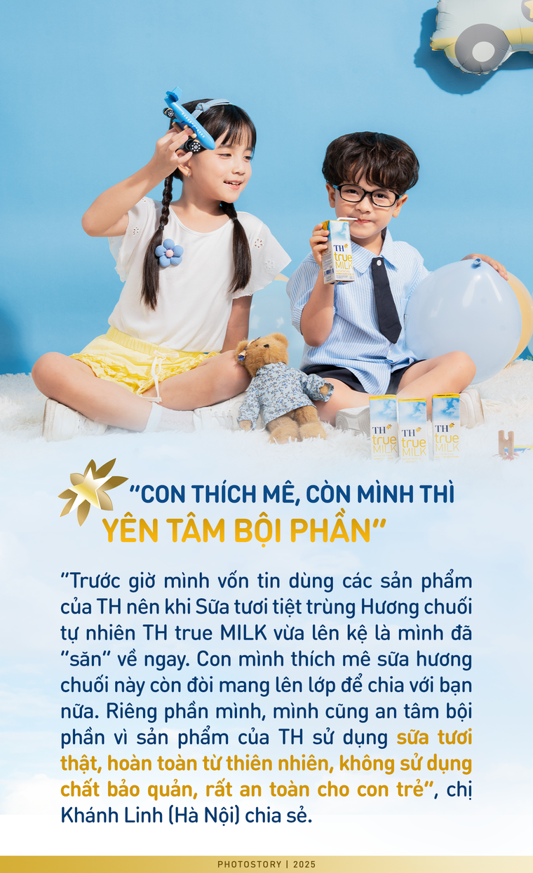 Đổi vị cho bé với sữa tươi tiệt trùng TH true MILK mới: Thơm ngậy hương chuối lại hoàn toàn từ thiên nhiên ảnh 4