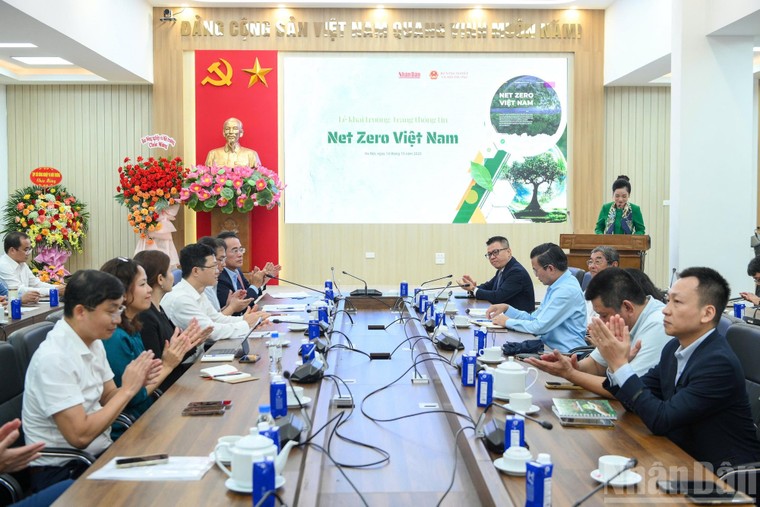 Báo Nhân Dân chính thức ra mắt trang thông tin “Net Zero Việt Nam” ảnh 1